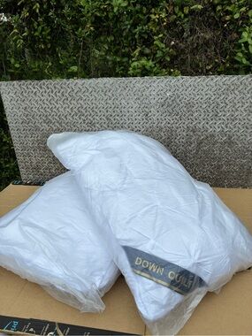 Luxury Hilton Hotel Pillow Down Quilt Bundle Of 2 View Photos & Read Description